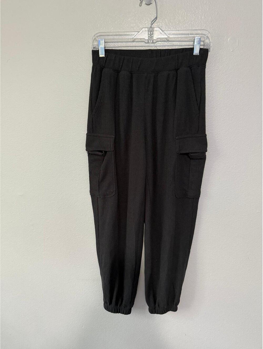 Aerie cargo waffle joggers size XS can fit a small (stretchy)